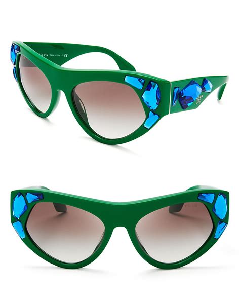 dark green prada shoes|green prada glasses.